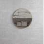 London Round Brushed Gold Framed Mirror 700 London Round Brushed Gold Framed Mirror 700